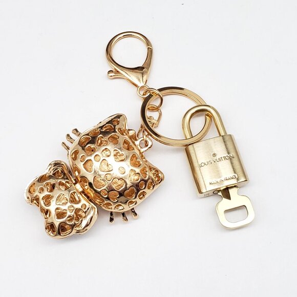 Authentic Louis Vuitton Lock & Key with unbranded Bagcharm, Keycharm, Keychain - Picture 5 of 6